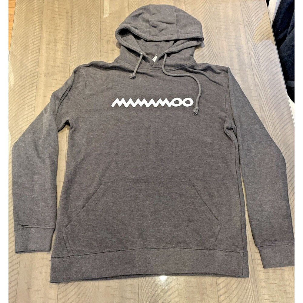 Mamamoo band Kcon Kpop sweatshirt sweater T-shirt hooded size XL Grey